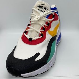 NEW- Nike Air Max 270 React Bauhaus AO4971-002 Multi Color